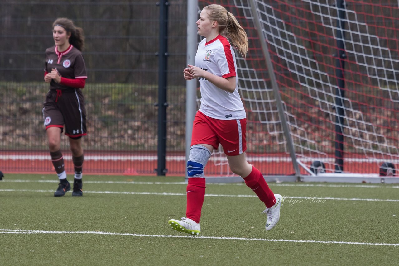 Bild 322 - B-Juniorinnen Walddoerfer - St.Pauli : Ergebnis: 4:1